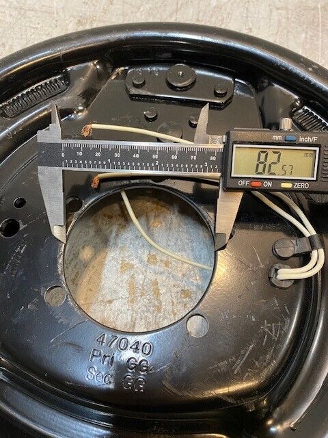 Trailer Electric Brake Assembly 12"x2" 47040 Pri GG Sec GG 1908 HBXY 83mm Bore