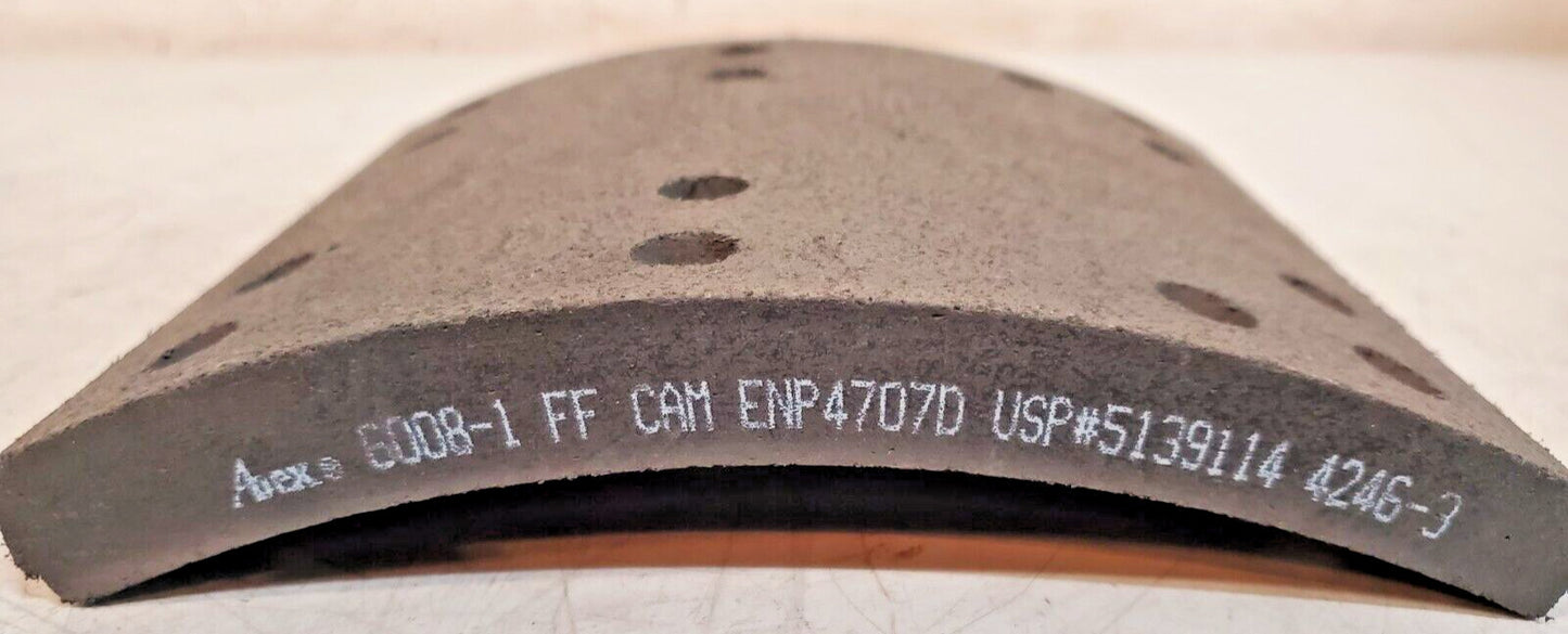 5 Qty. of Abex Brake Shoe Lining Strips 6008-1 | 4246-3 FF CAM ENP4707D (5 Qty)