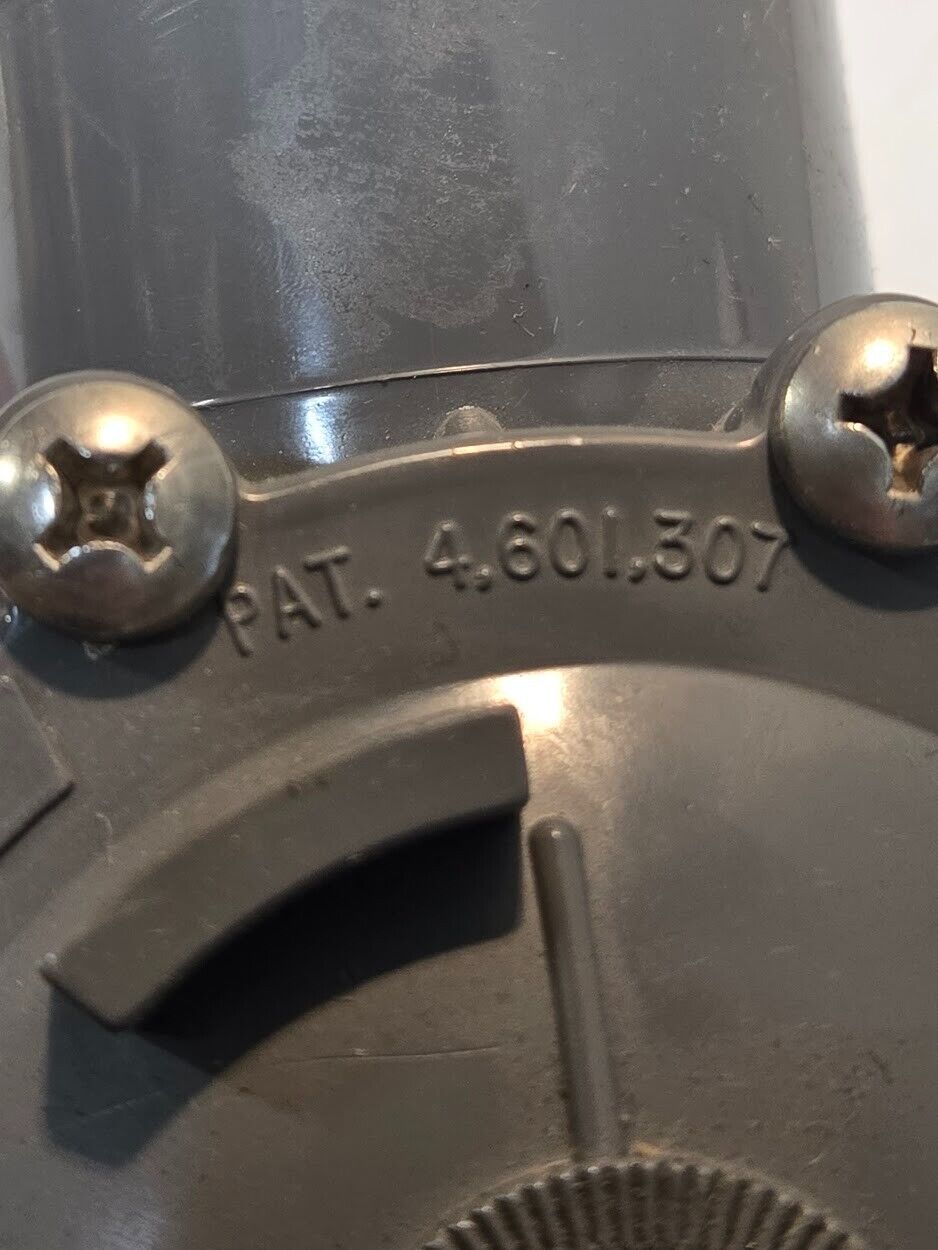 CPVC 3-Way Diverter Valve for 2" Pipe | Missing Handle See Pictures