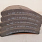 5 Qty. of Abex Brake Shoe Lining Strips 6008-1 | 4246-3 FF CAM ENP4707D (5 Qty)