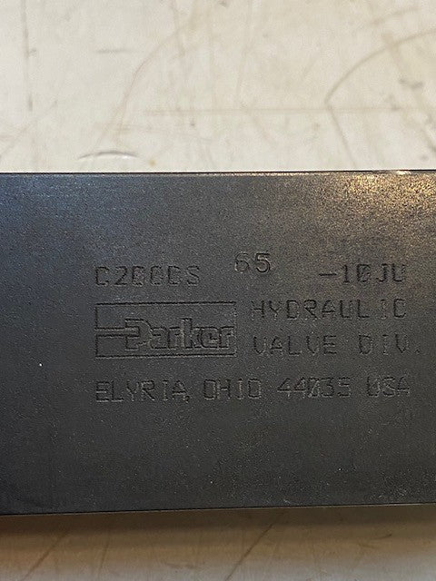 Parker Hydraulic Check Valve C2000S65-10JU | C2000S65 | C2000S