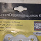 3 Quantity of Screen Tight White Screen Door Hardware Kit 731677877779 (3 Qty)