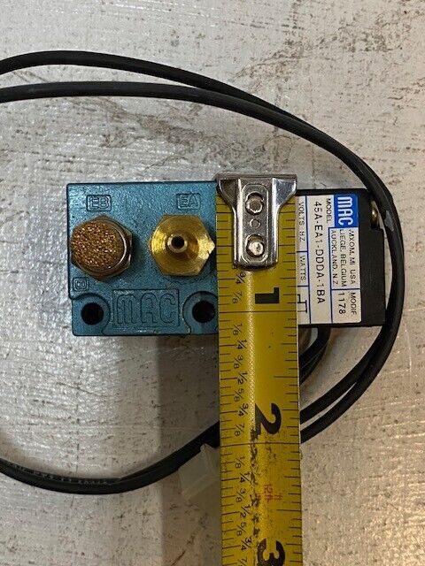 MAC Solenoid Valve 45A-EA1-DDDA-1BA, 24VDC, 7.3W, 120Psi