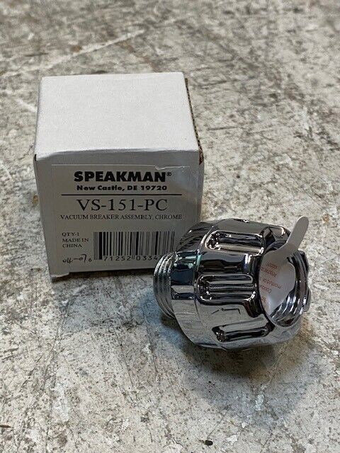 Speakman 5' Long Chrome Hand Shower Flexible Hose + Diverter Valve VS-151-PC