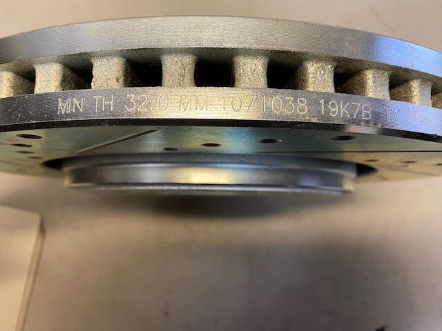 Dynamic Friction Brake Rotor For Ford 6x135mm Bolt Pattern 631-54204L, 1071038