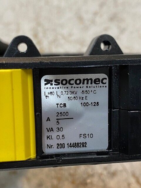 Socomec 192T9597 Current Transformer TCB100-125 | 2500/5 | 30VA