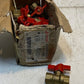 15 Quantity of Jomar Gas Ball Valves FIG-T205R 1/2" Red T-Handle (15 Quantity)