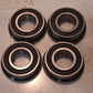 4 Quantity of Snap Ring Bearings 6205RS | 52 mm OD x 25 mm Bore (4 Quantity)