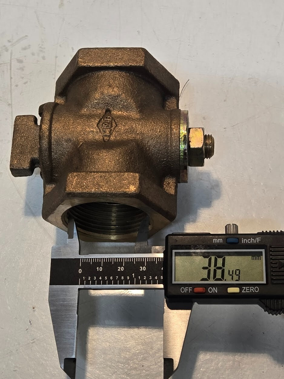 Gas Plug Valve 1 1/4" for A.Y. McDonald 4212 | 3 3/16" Long 2 3/16" Hex