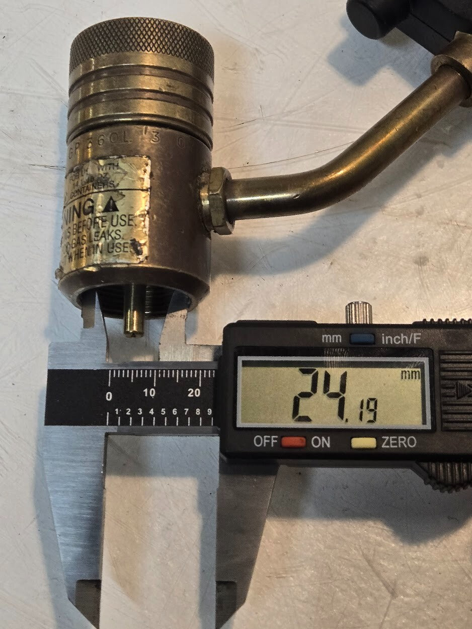 Goss GP 360L 3 07 Propane Hand Torch | Compressed Gas Regulator for LPG & MPS