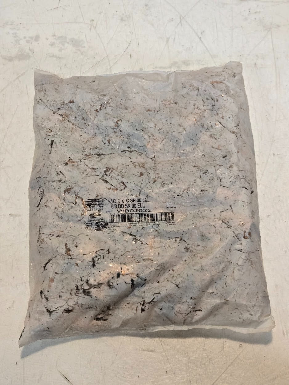 50 Quantity of Mueller Streamline 1/2" Copper Elbows 90 Degree WB01622 (50 Qty)