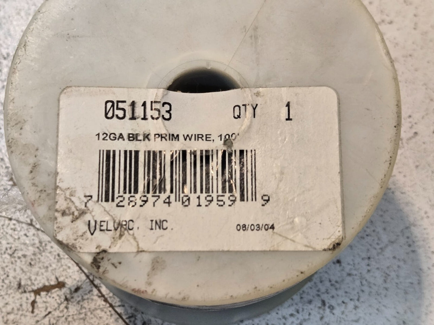 Velvac 051153 12 Ga Black Primary Wire 100' | 728974019599