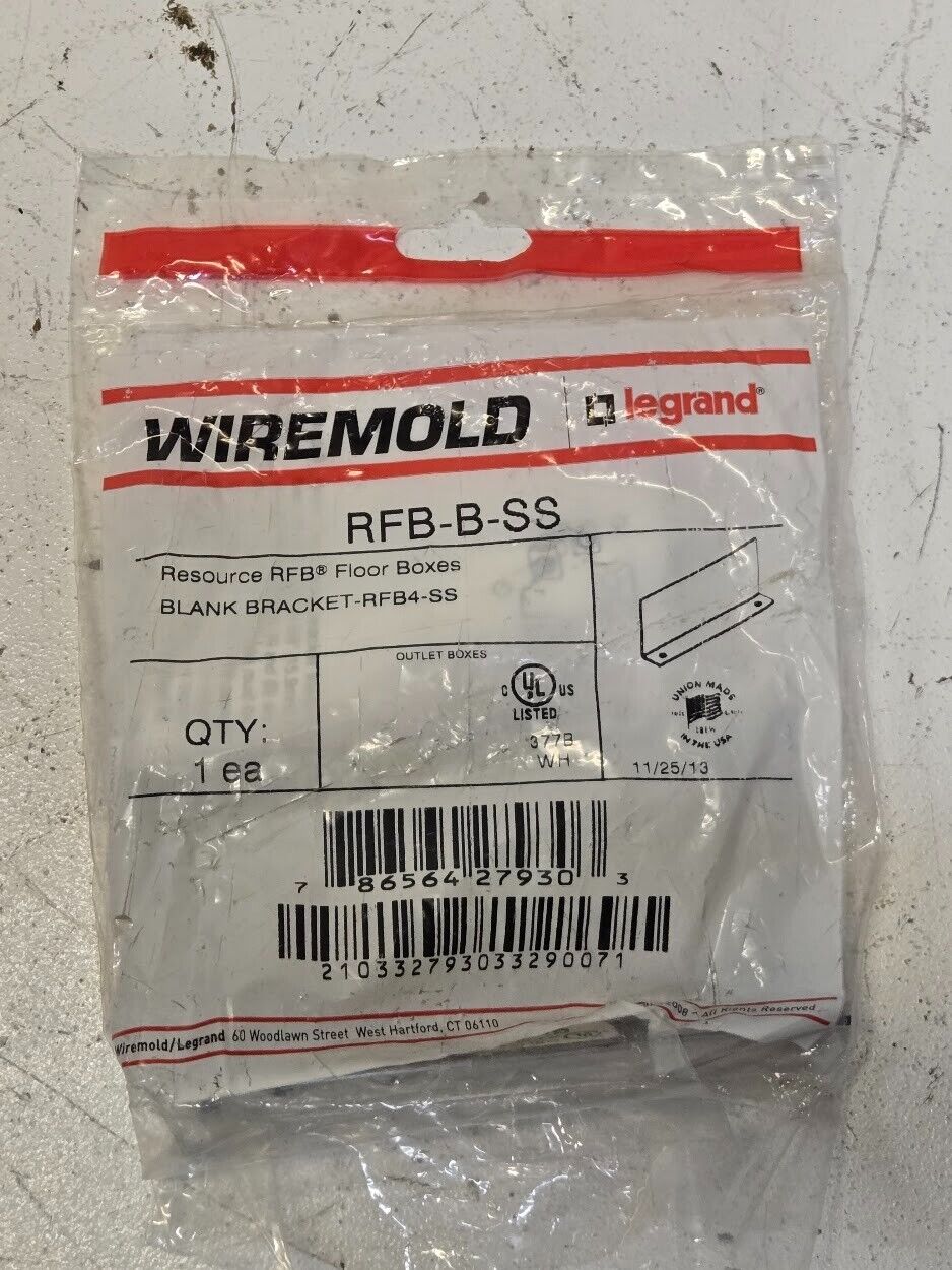 3 Quantity of Wiremold RFB-B-SS | 786564279303 | RFB4-SS (3 Quantity)