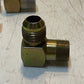 9 Quantity of 90 Degree Elbow Hydraulic Fittings 26mm Thread 17mm ID 15mm Nipple