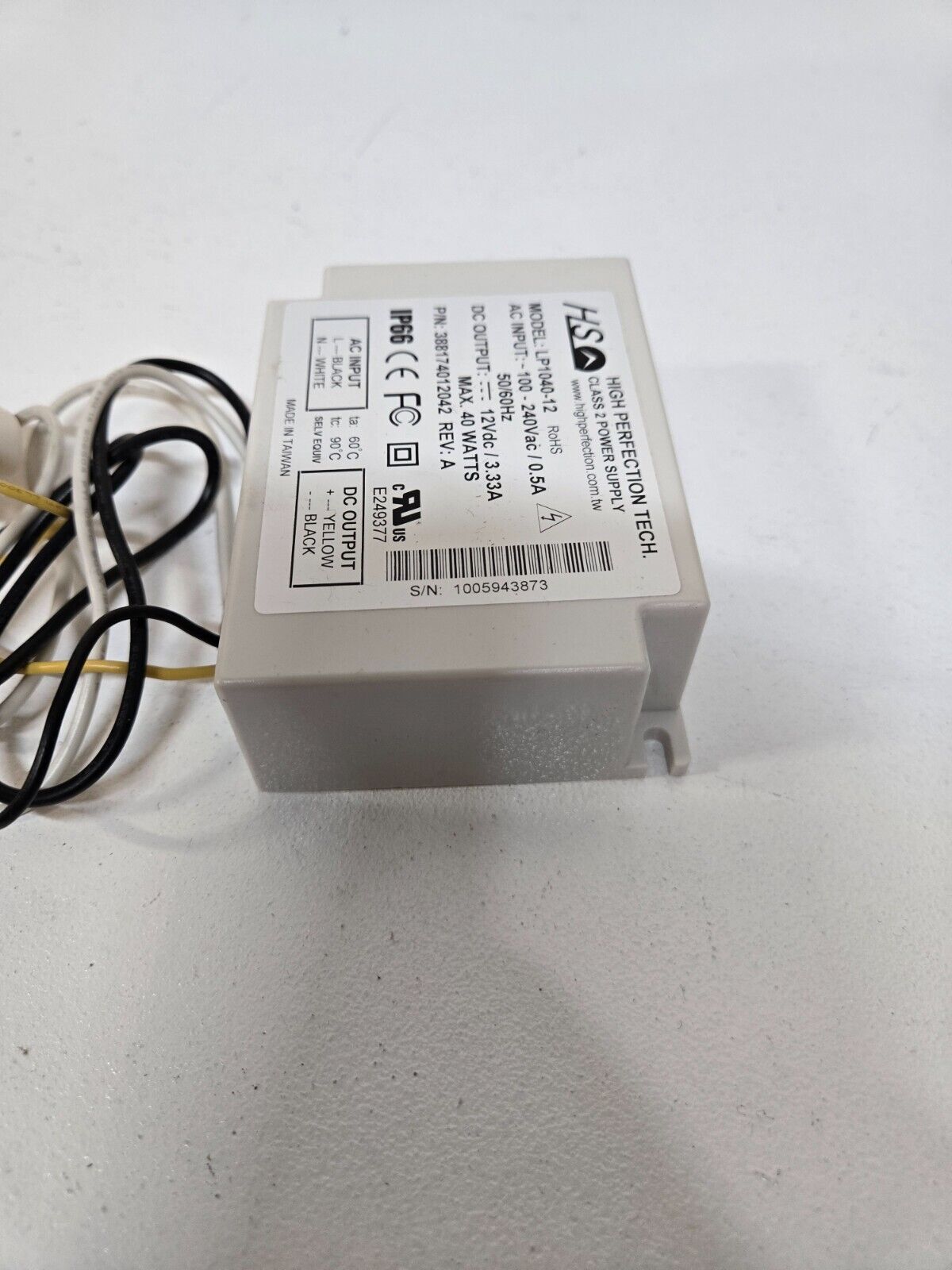 High Perfection Tech Power Supply LP1040-12 | 1005943873