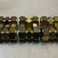 6 Quantity of Parker CPI 16 S Brass Compression Union Pipe Joint Sockets (6 Qty)