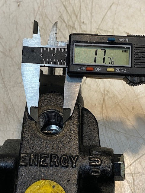 Energy Manufacturing Hydraulic Log Splitter Control Valve 156C, C-36, 23mm Bore