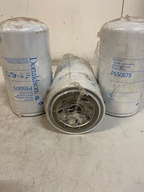 3 Quantity of Donaldson P550879 Spin-On Fuel Filters (3 Quantity)