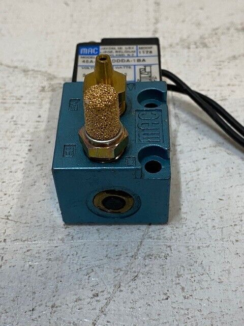 MAC Solenoid Valve 45A-EA1-DDDA-1BA, 24VDC, 7.3W, 120Psi