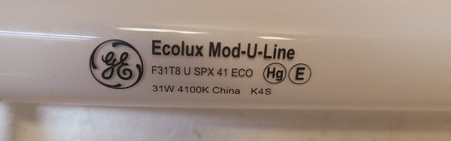 4 Qty of General Electric Fluorescent Lamps F31T8SPX41/U/ECO | 31W 4100K (4 Qty)