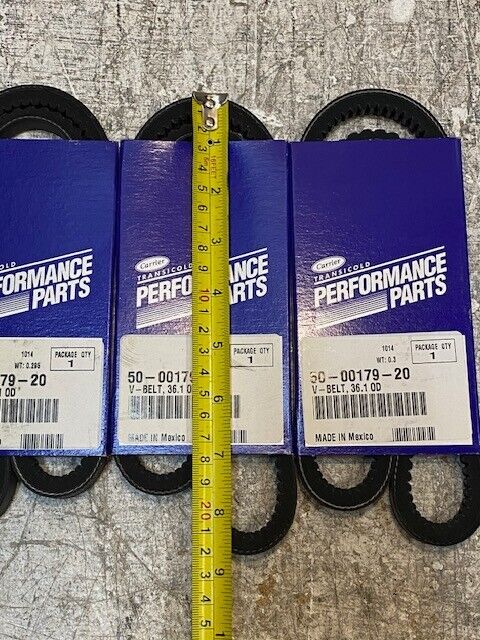 3 Qty of Carrier Transicold Performance Parts 50-00179-20 V-belt 36.1 OD (3 Qty)