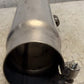 Pypes Angle-Cut Exhaust Tip With Side Mounting Bracket 2.5 In Inlet 3 In Outlet