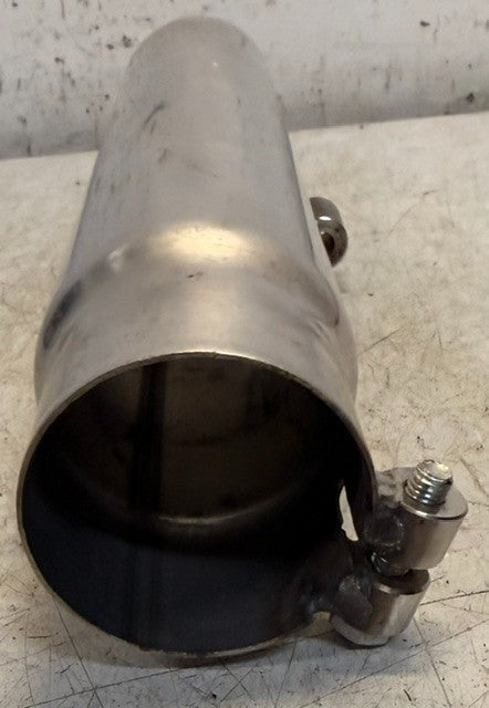 Pypes Angle-Cut Exhaust Tip With Side Mounting Bracket 2.5 In Inlet 3 In Outlet