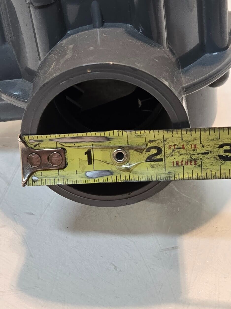 CPVC 3-Way Diverter Valve for 2" Pipe | Missing Handle See Pictures
