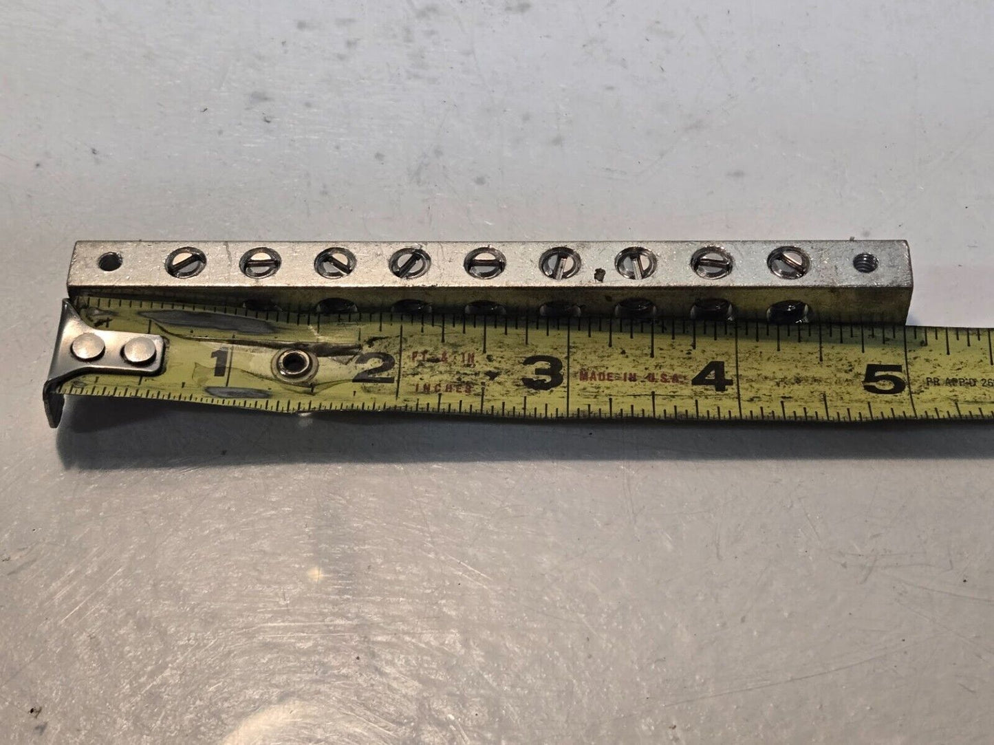 6 Quantity of EM4250 14-6 AWG 9 Place Grounding Blocks | 5" Long (6 Quantity)