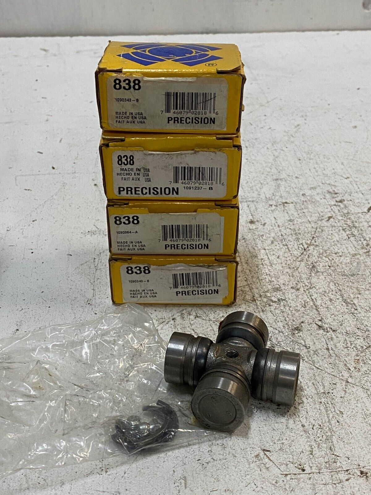 4 Qty of Precision 838 Universal Joints (4 Quantity)