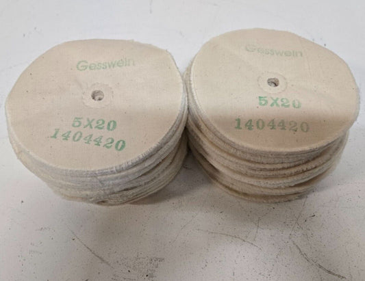 24 Quantity of Gesswein Muslin Buffs 5x20 | 1404420 (24 Qty)