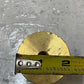 Brass Fire Hose Rack Nozzle No Thread Connection 55mm Top OD 10mm ID 49mm Bottom