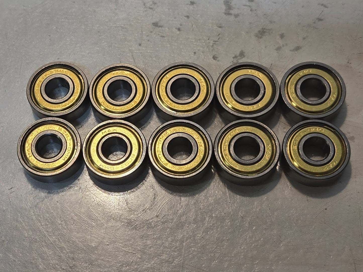 10 Quantity of MAX Ball Bearings 608J-8MM | 22 mm OD x 8 mm Bore (10 Qty)