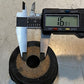 2 Quantity of Rubber Motor Mounts 2-1/8" Tall 2-3/16" Dia. 16mm Bore (2 Qty)