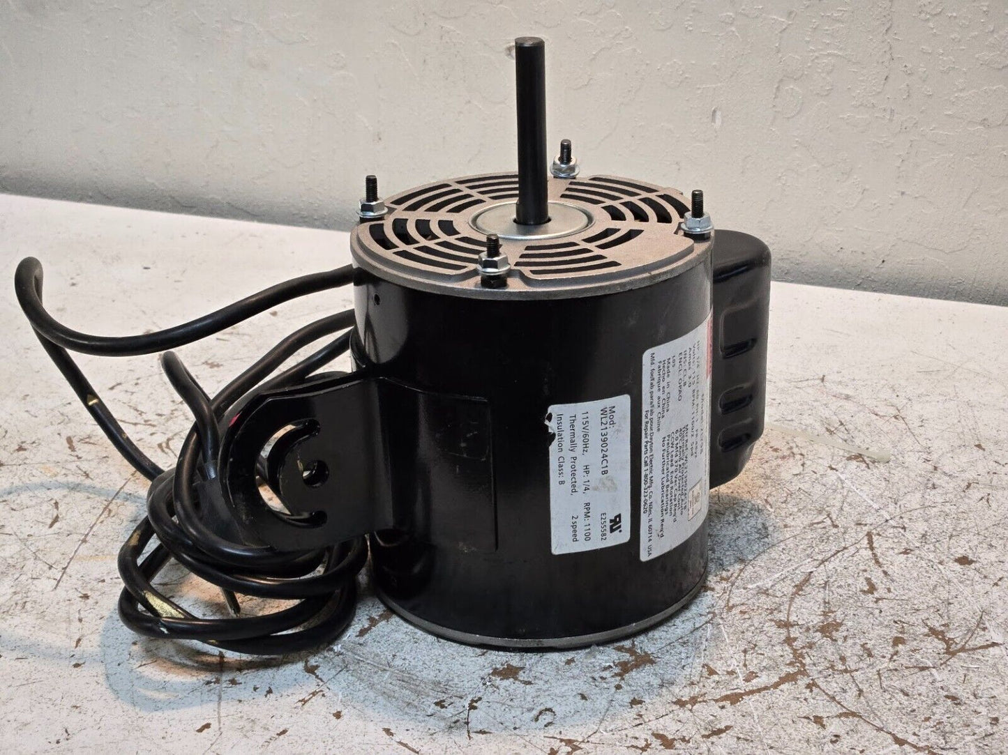 Dayton 2LY66 Motor WL2139024C1A | E25582 | 115 V | 1100 RPM 2 Speed See Pictures