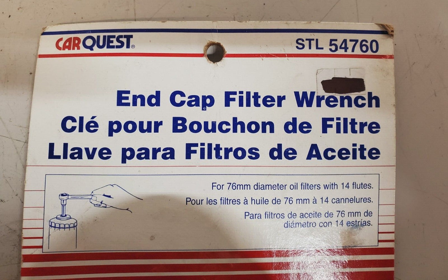 3 Qty. of Mix Carquest End Cap Filter Wrenchs STL 54720 | 54760 | 54780 (3 Qty)