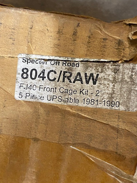 Specter Off Road 804C/RAW | FJ40 Front Cage Kit 2" for Land Cruiser