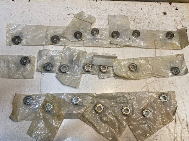 21 Qty of General 77R6 | GBC R6Z Shielded Ball Bearings 9x22x7mm (21 Qty)