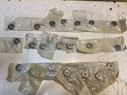 21 Qty of General 77R6 | GBC R6Z Shielded Ball Bearings 9x22x7mm (21 Qty)