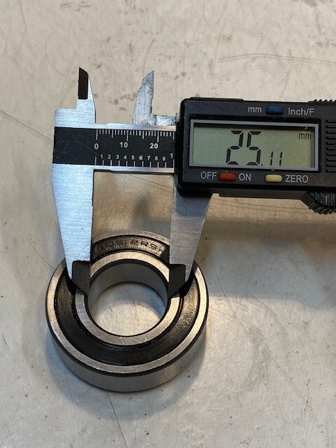 17 Quantity of Radial Ball Bearings 6205-2RS-1 | 52x25x15mm (17 Quantity)
