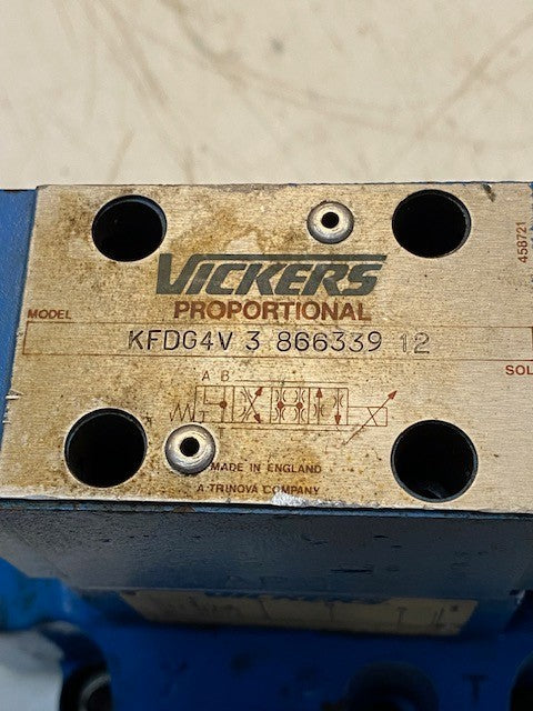 Vickers Hydraulic Proportional Valve KFDG4V386633912 | KFDG5V72C200NXVMU1H112
