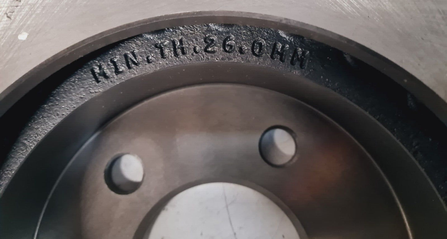 Disc Brake Rotor 53001 | DEG081 | MIN.TH.26.0 MM