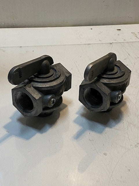 2 Qty of Full Port Aluminum Gas Valve Handles 500 Series 0.5 Psig Max (2 Qty)