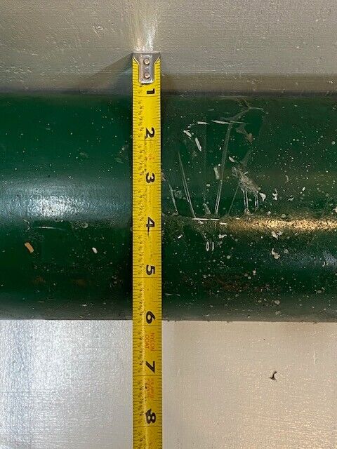 Hydraulic Cylinder 29-1/2" Length 6" OD 38 mm Bore