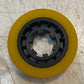 2 Quantity of Yellow Rubber Wheels 1347963 for Delta 36-865 Power Feeder (2 Qty)