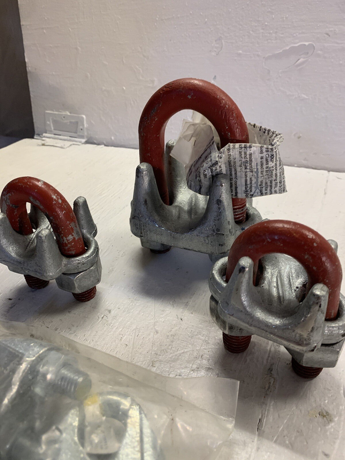 8 Crosby Drop Forged Wire Rope Clips Cable Clamps of Different Types G-450