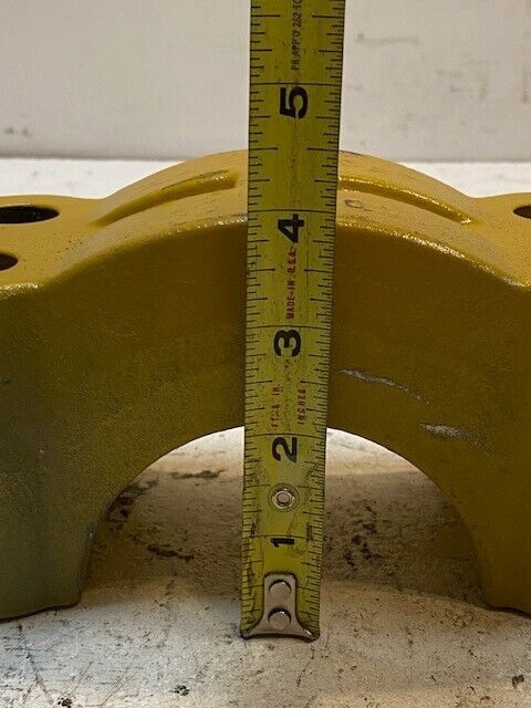 Caterpillar CAT Cap Bearing 7-3/4" Long 4" Tall 3-5/8" Deep 21mm Holes