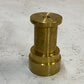 Brass Fire Hose Rack Nozzle No Thread Connection 55mm Top OD 10mm ID 49mm Bottom