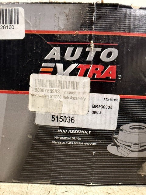 Auto Extra 515036 Front Wheel Bearing And Hub Assembly Bearing Design