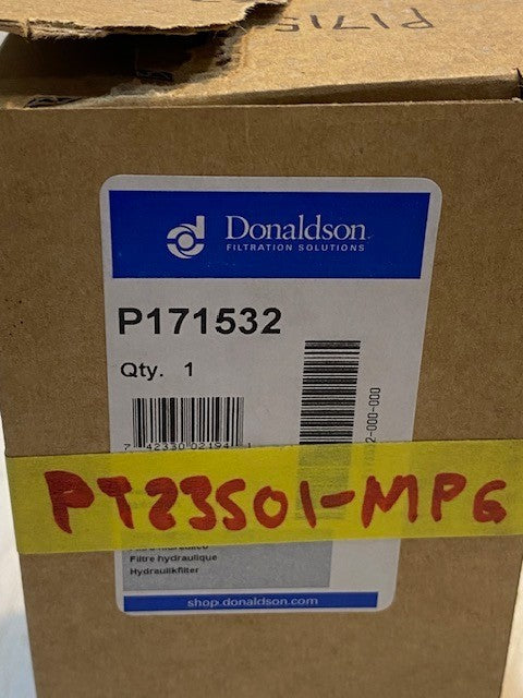 Donaldson P171532 Hydraulic Filter Cartridge High Efficiency Replacement